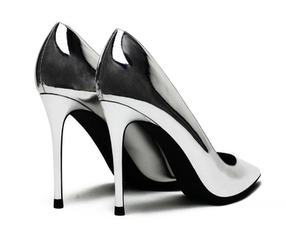 100mm Women's Party Daily Classic Fashion Pumps Patent Leather Wedding Pumps
