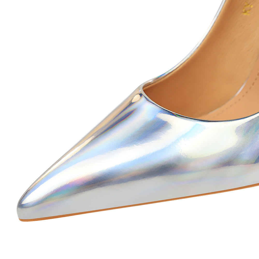 100mm Women's Classic Pointed Toe  High Heels for Party Wedding Pumps Shoes