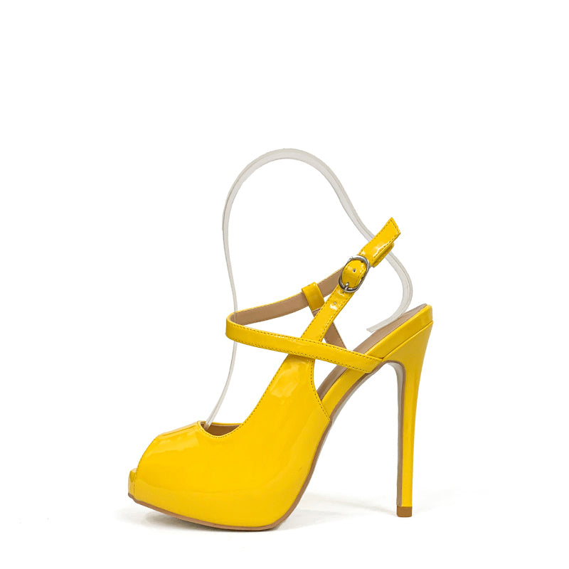 120mm Women's Stiletto High Heels Open Toe Sandals Platform Shoes