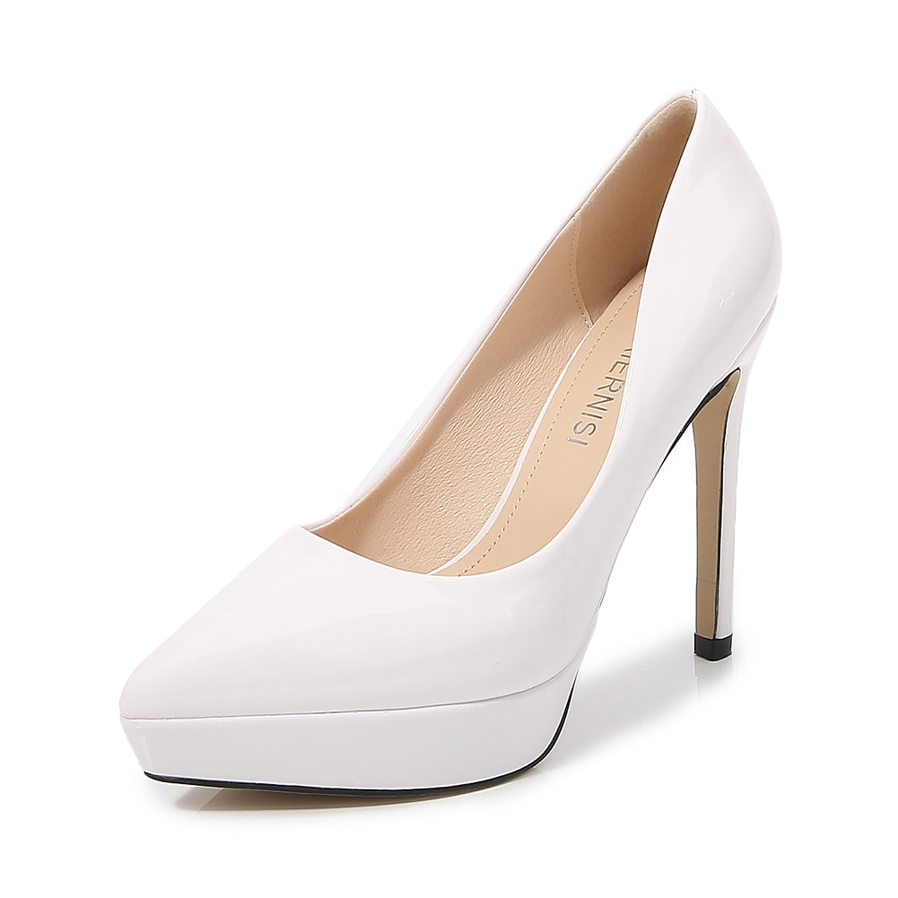 120mm Women's Sexy Heels Platform Pumps Pointed Toe Stiletto Wedding Party Shoes
